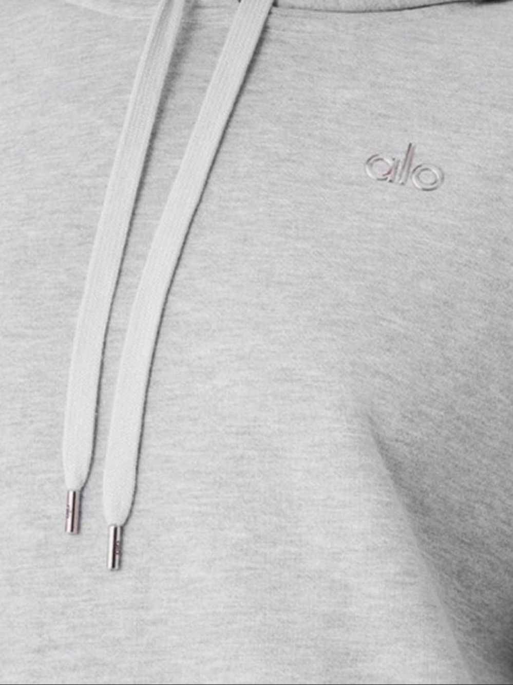 Alo Soft Light Gray Hoodie